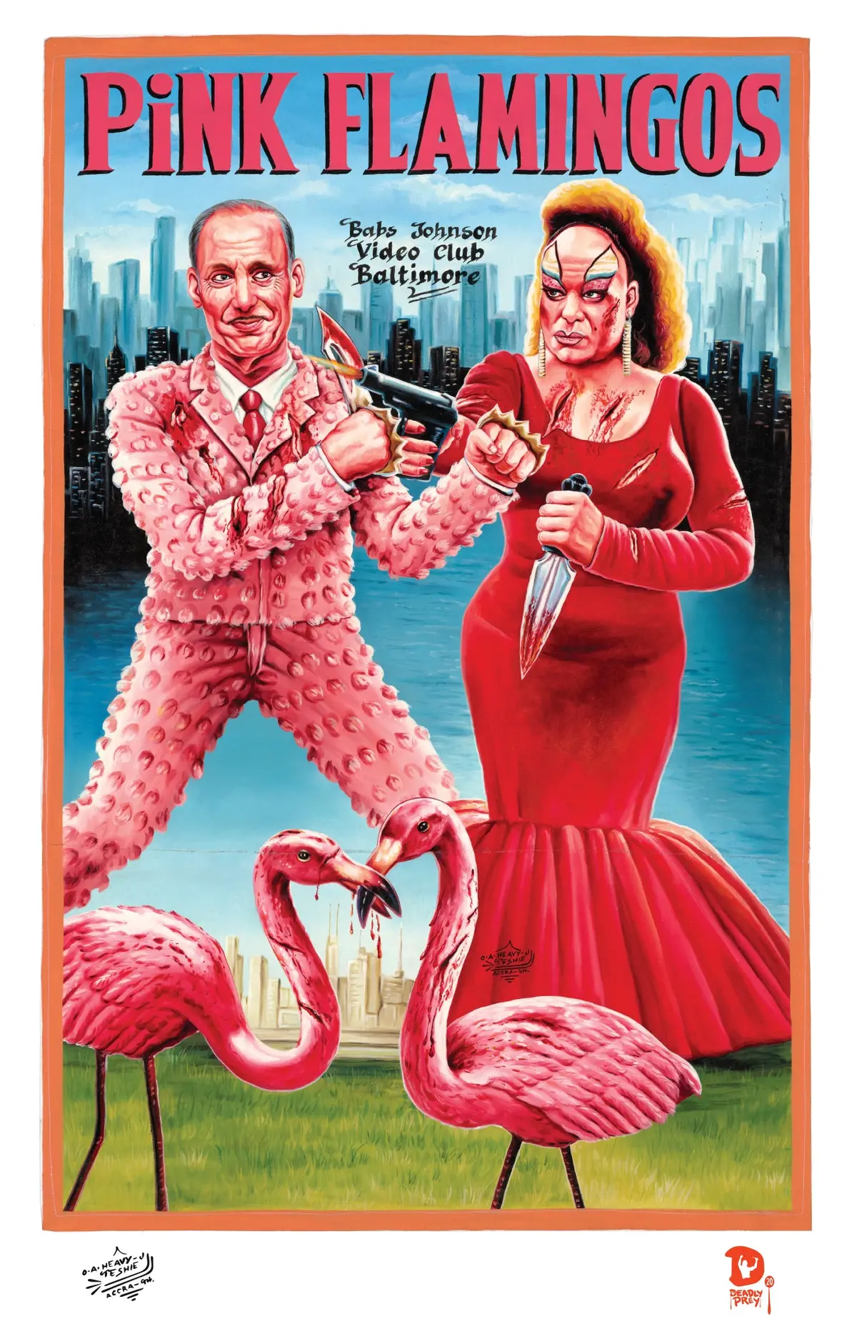 Pink Flamingos (High Quality Print) - Heavy J 1