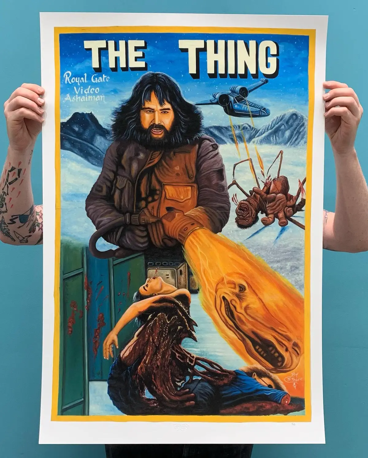 The Thing - Limited Edition Archival Giclée Print From Static Medium By Stoger 1