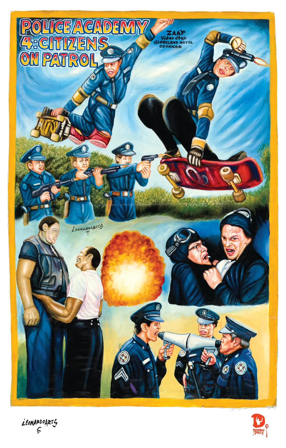 Police Academy 4: Citizens On Patrol (High Quality Print) - Leonardo 1