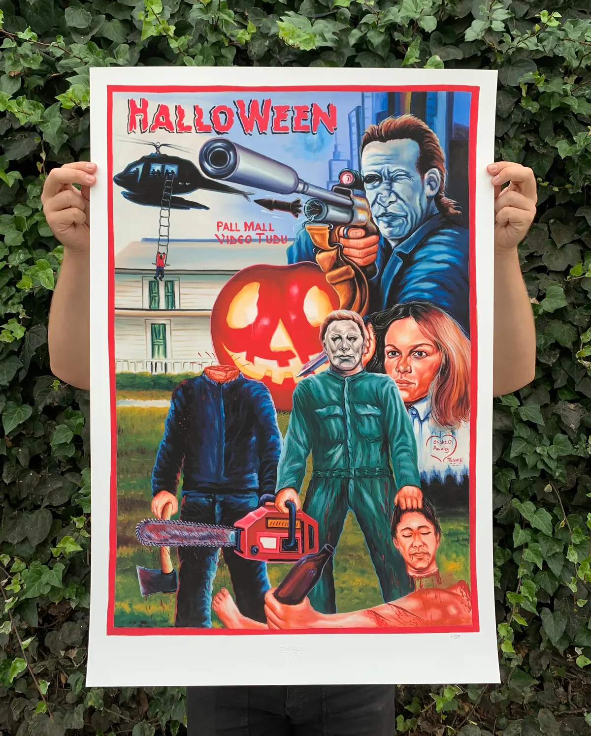 Halloween - Limited Edition Archival Giclée Print From Static Medium By Bright Obeng 1