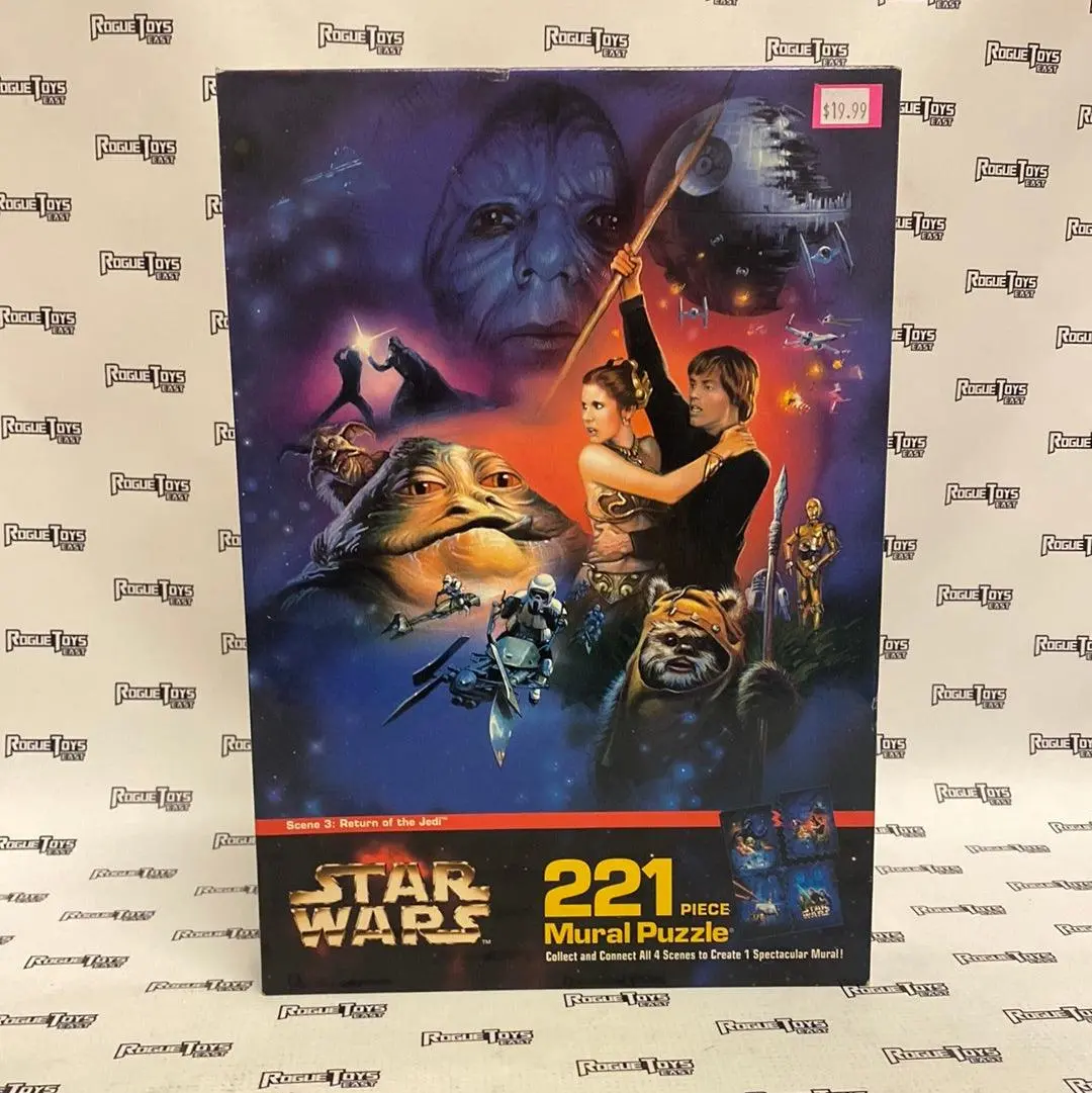 Mb Puzzle Star Wars 221 Piece Mural Puzzle Scene 3: Return Of The Jedi 1