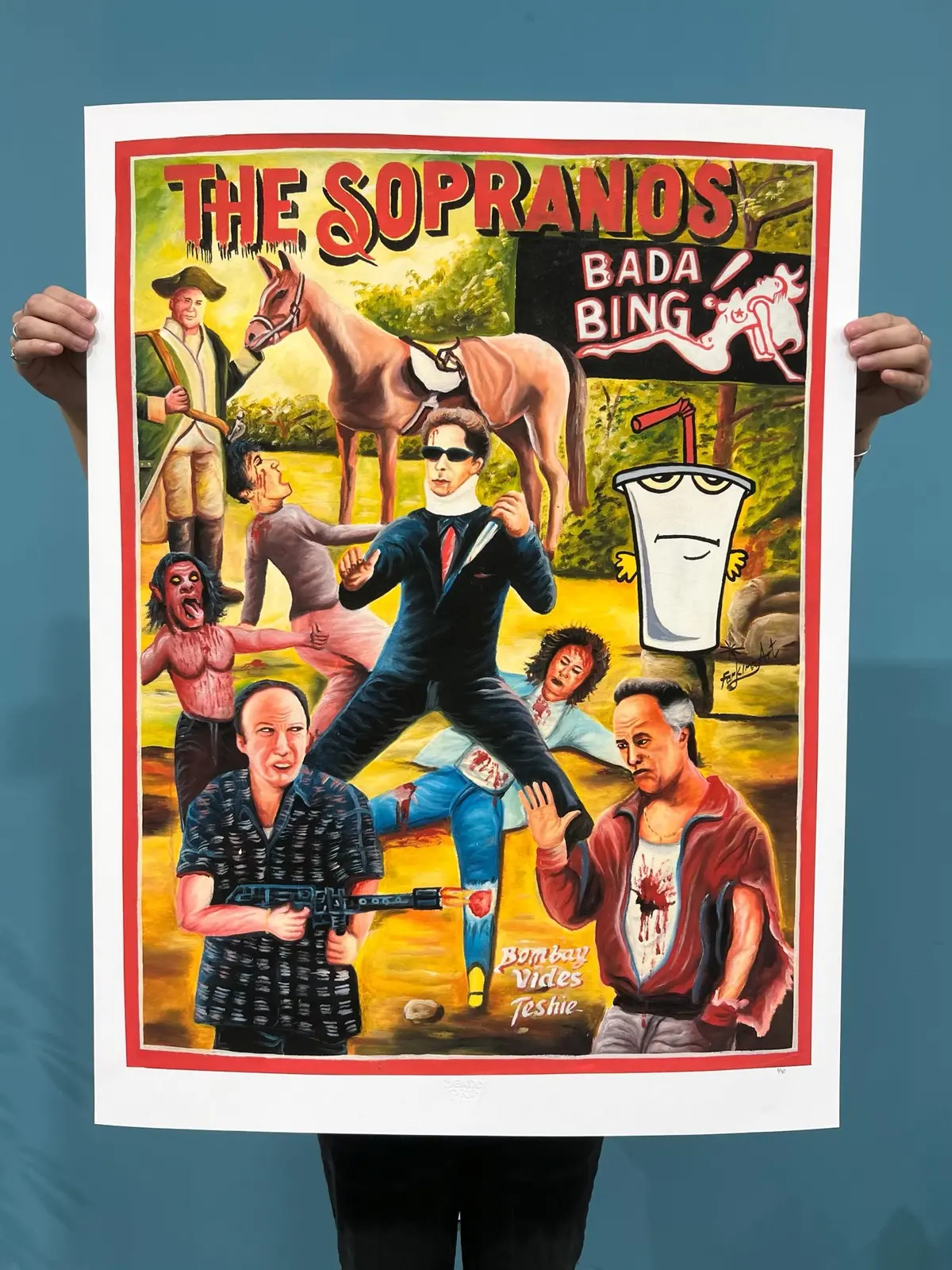 The Sopranos - Archival Giclée Print From Static Medium By Farkira (Artist’S Proof) 1
