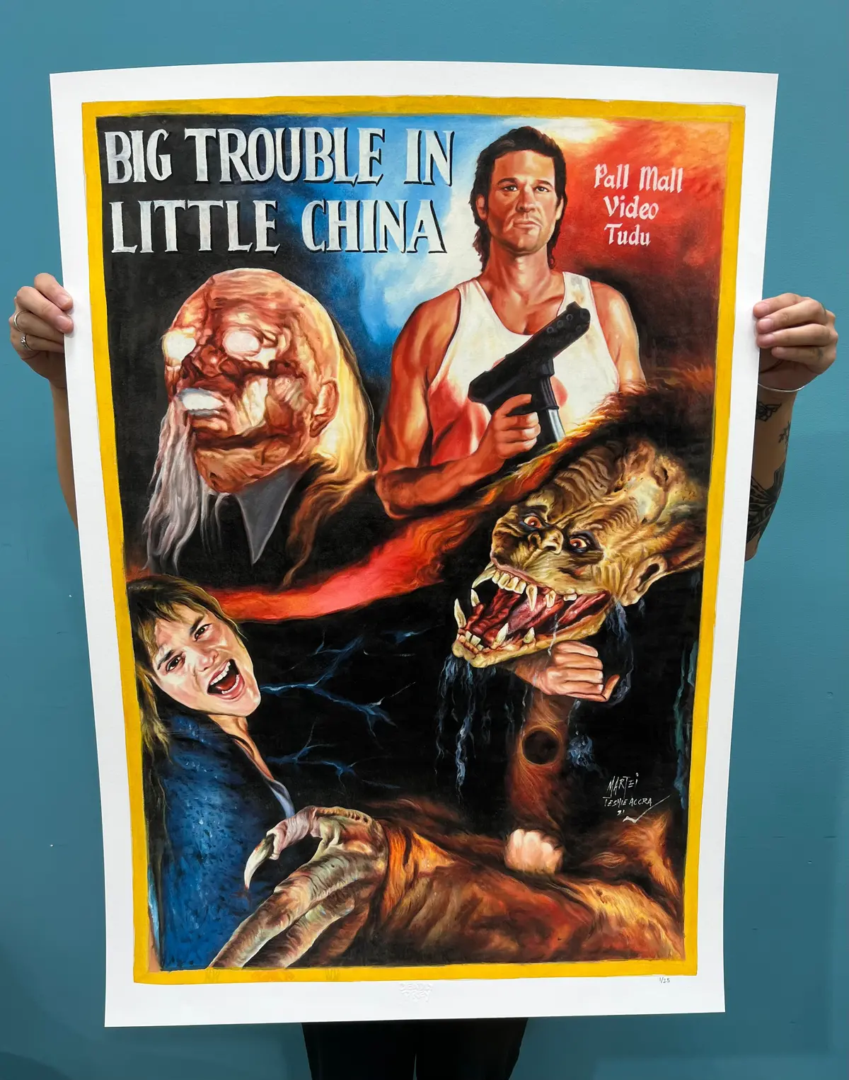 Big Trouble In Little China - Limited Edition Archival Giclée Print From Static Medium By H.K. Mathias 1