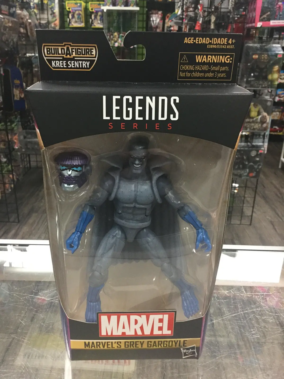 Marvel Legends Captain Marvel Kree Build A Figure Wave Grey Gargoyle Hasbro 1