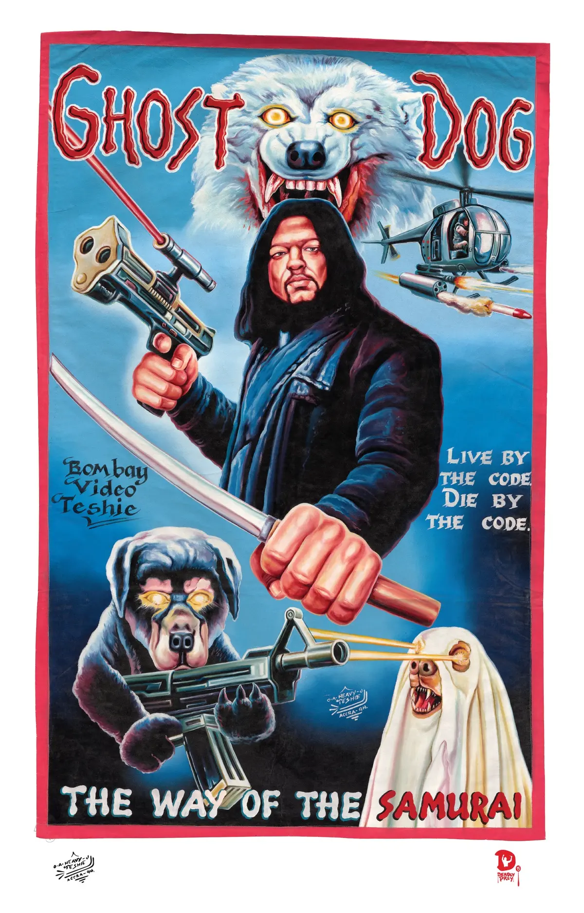 Ghost Dog (High Quality Print - White Border) - Heavy J 1