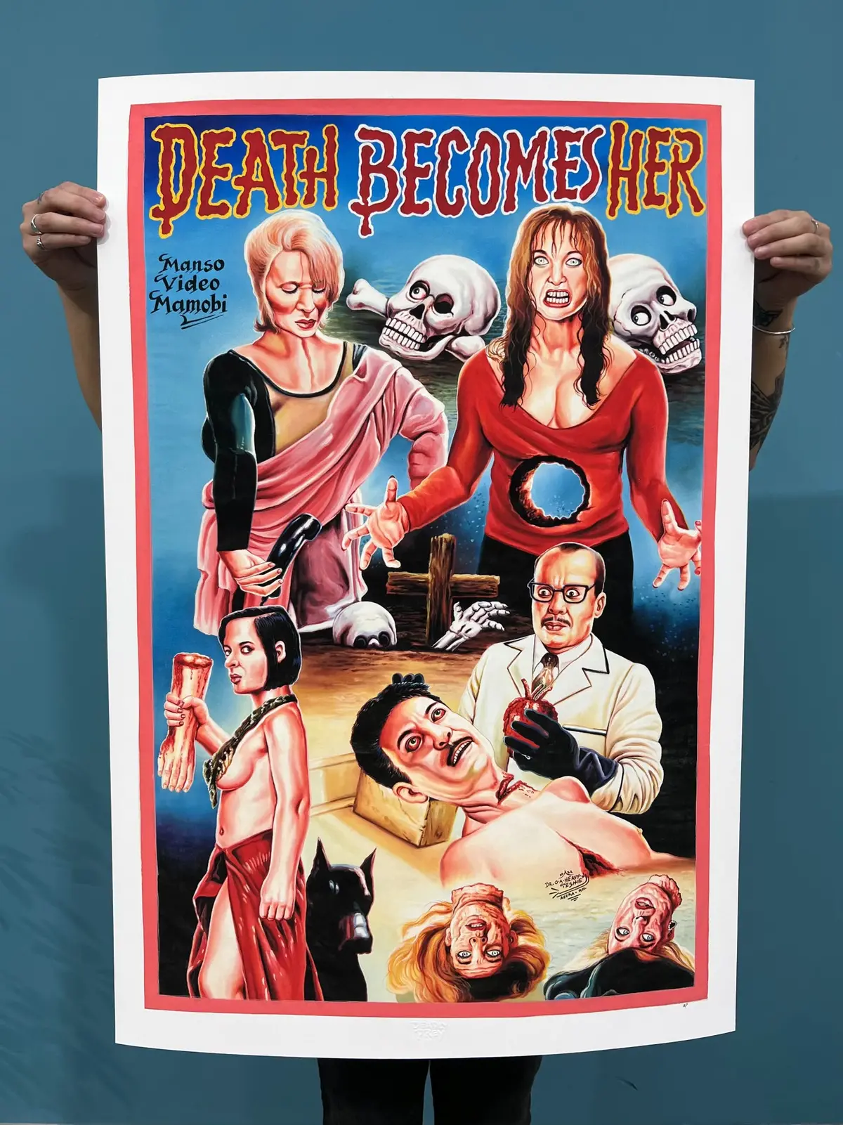 Death Becomes Her - Limited Edition Archival Giclée Print From Static Medium By Heavy J 1