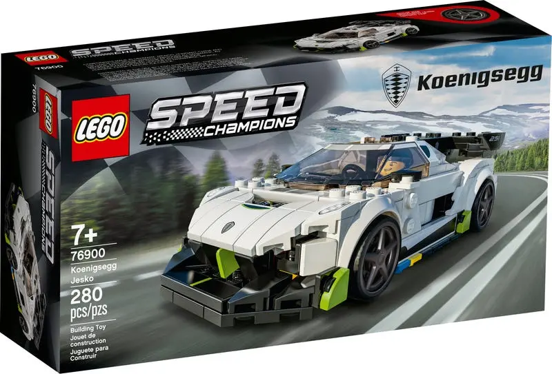 Lego Speed Champions - Koenigsegg Jasko (76900) Retired Building Toy Low Stock 1
