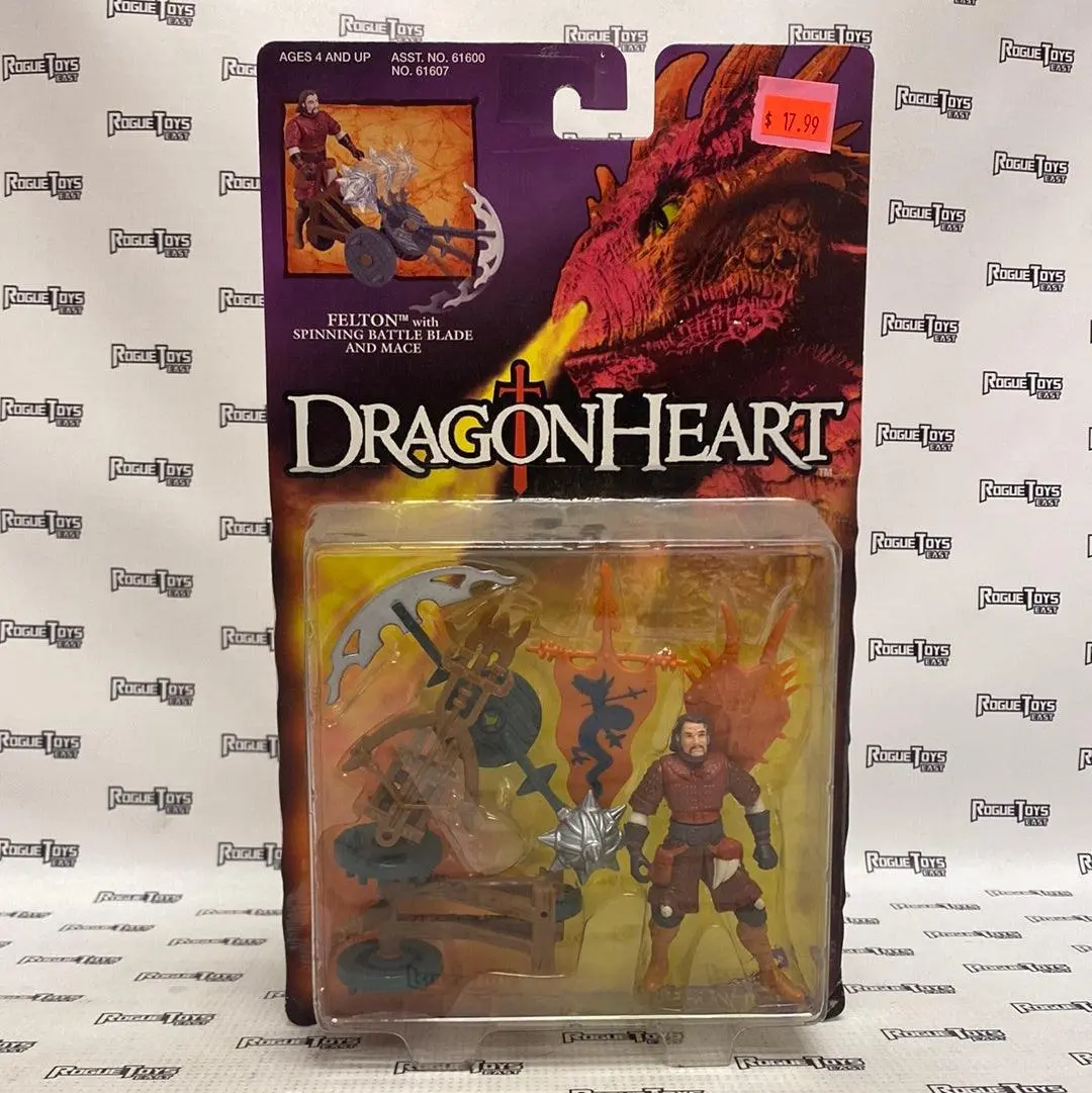 Kenner Dragon Heart Felton W/ Spinning Battle Blade & Mace 1