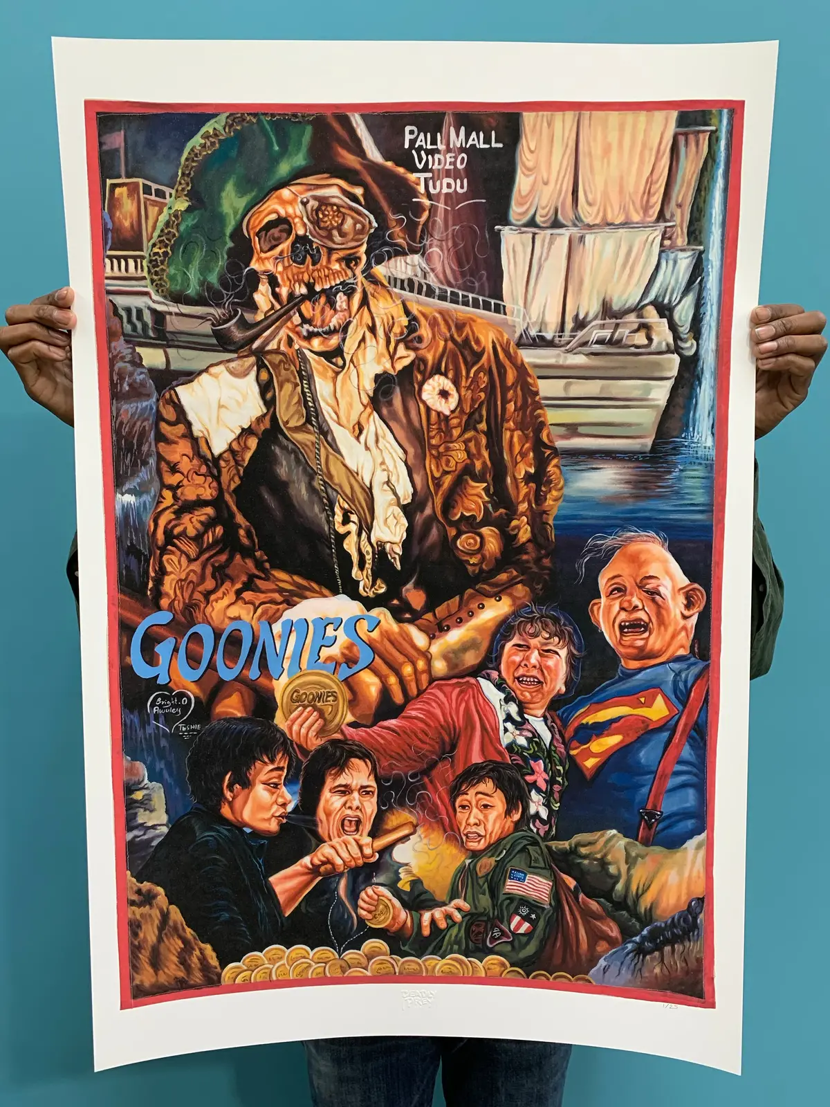 The Goonies - Limited Edition Archival Giclée Print From Static Medium By Bright Obeng 1