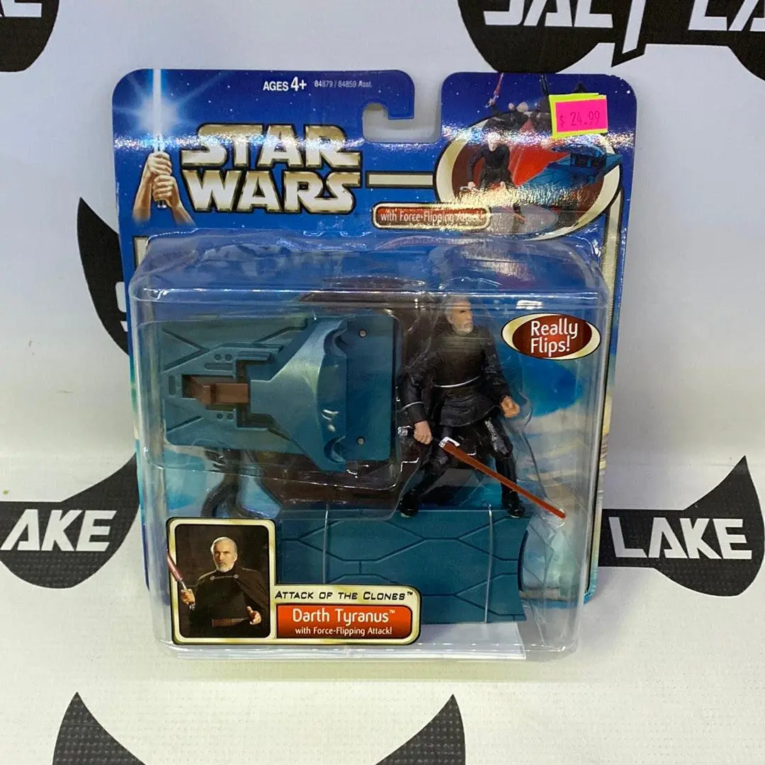 Hasbro Star Wars Episode 2 Darth Tyranus With Force Flipping Attack 1
