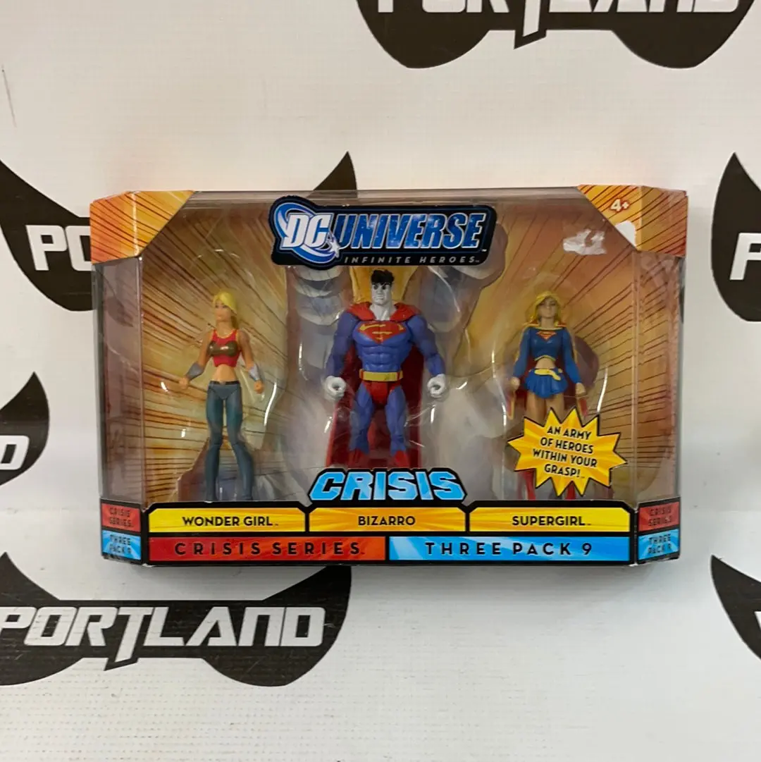 Dc Universe Infinite Heroes Crisis Wonder Girl, Superman And Supergirl 1