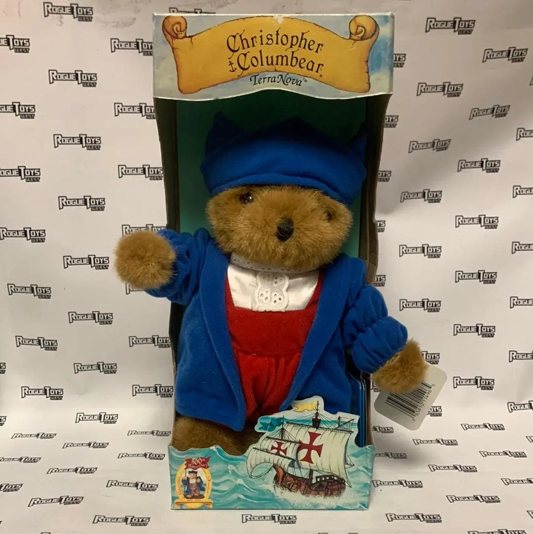 Terra Nova - Christopher Columbear Teddy Plush 1991 - 500Th Anniversary 1