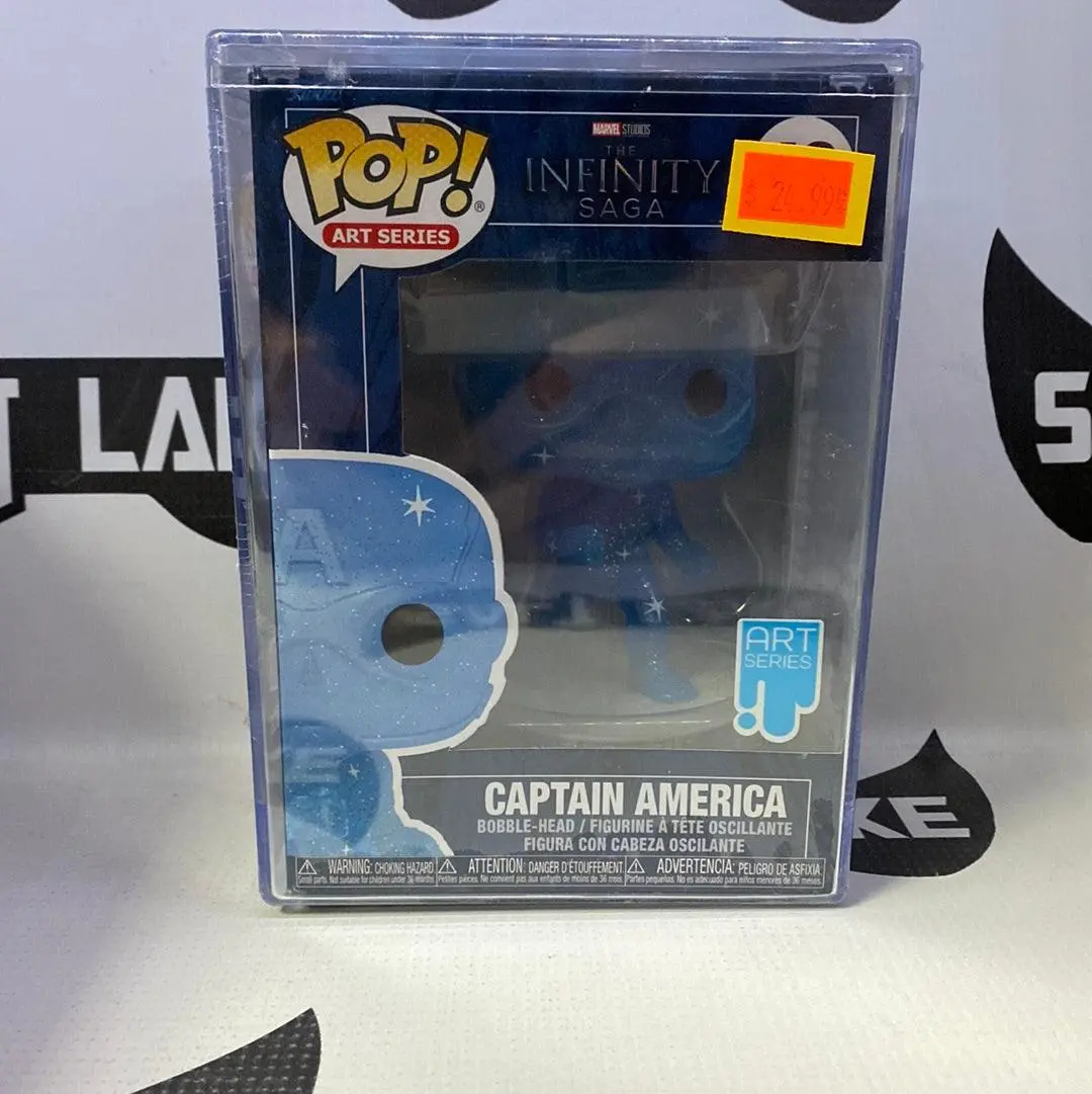 Funko Pop 46 Marvel The Infinity Saga Art Series Captain America 1
