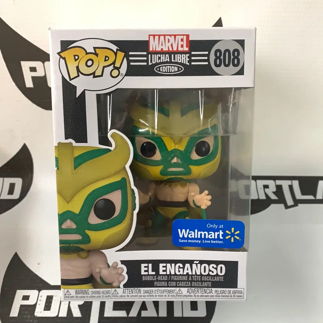 Funko Pop! Marvel Lucha Libre El Engañoso #808 Walmart Exclusive 1