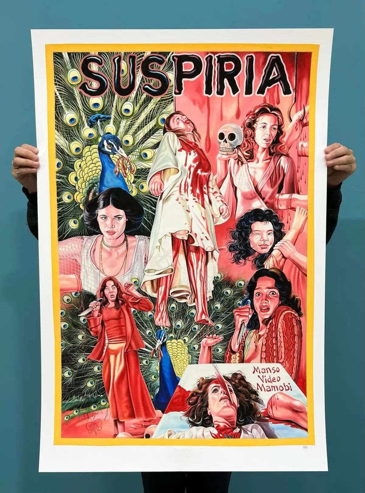Suspiria - Archival Giclée Print From Static Medium By C.A. Wisely (Artist’S Proof) 1