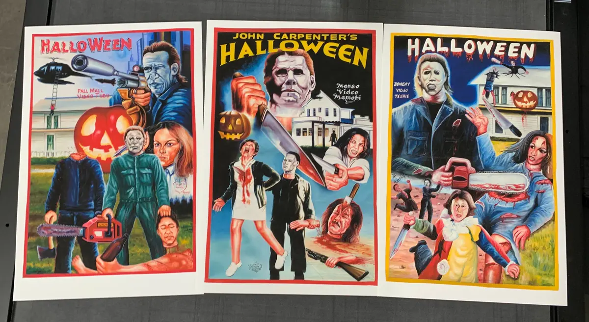 Halloween Triple Threat - 3 Limited Edition Archival Giclée Prints From Static Medium By Heavy J, Farkira & Bright Obeng 1