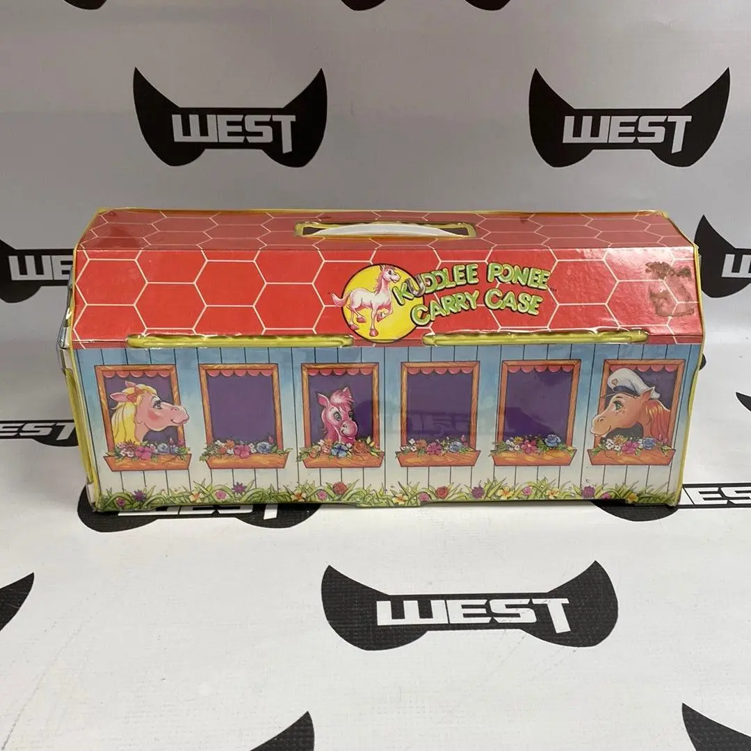 Tara Toy Kuddlee Ponee Carry Case Vintage 1987 1