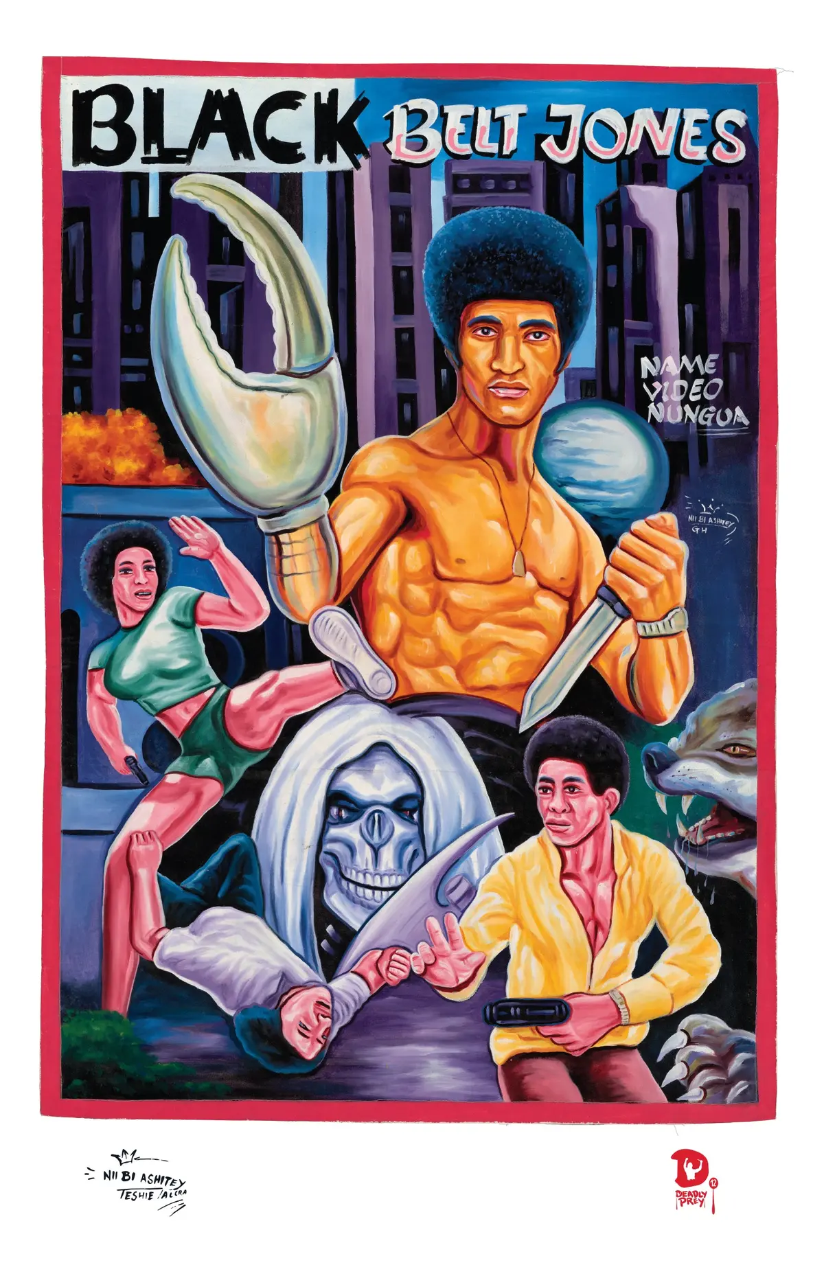 Black Belt Jones (High Quality Print) - Nii Bi Ashitey 1