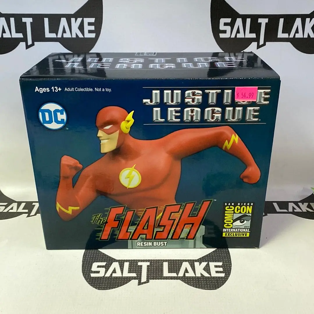 Diamond Select San Diego Comic Con Exclusive Dc Justice League The Flash Resin Bust 1