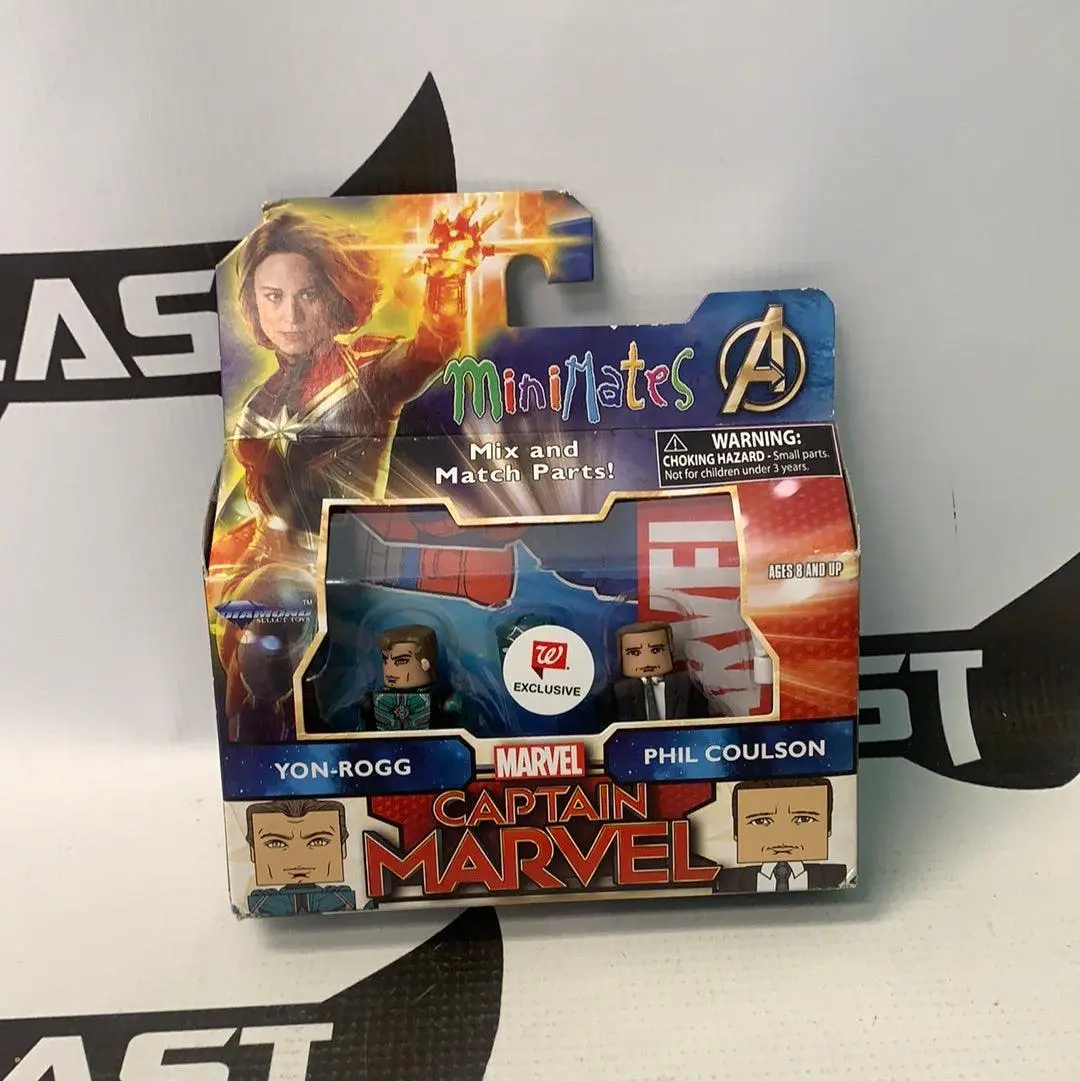 Diamond Select Mini Mates Captain Marvel Yon-Rogg And Phil Coulson 1