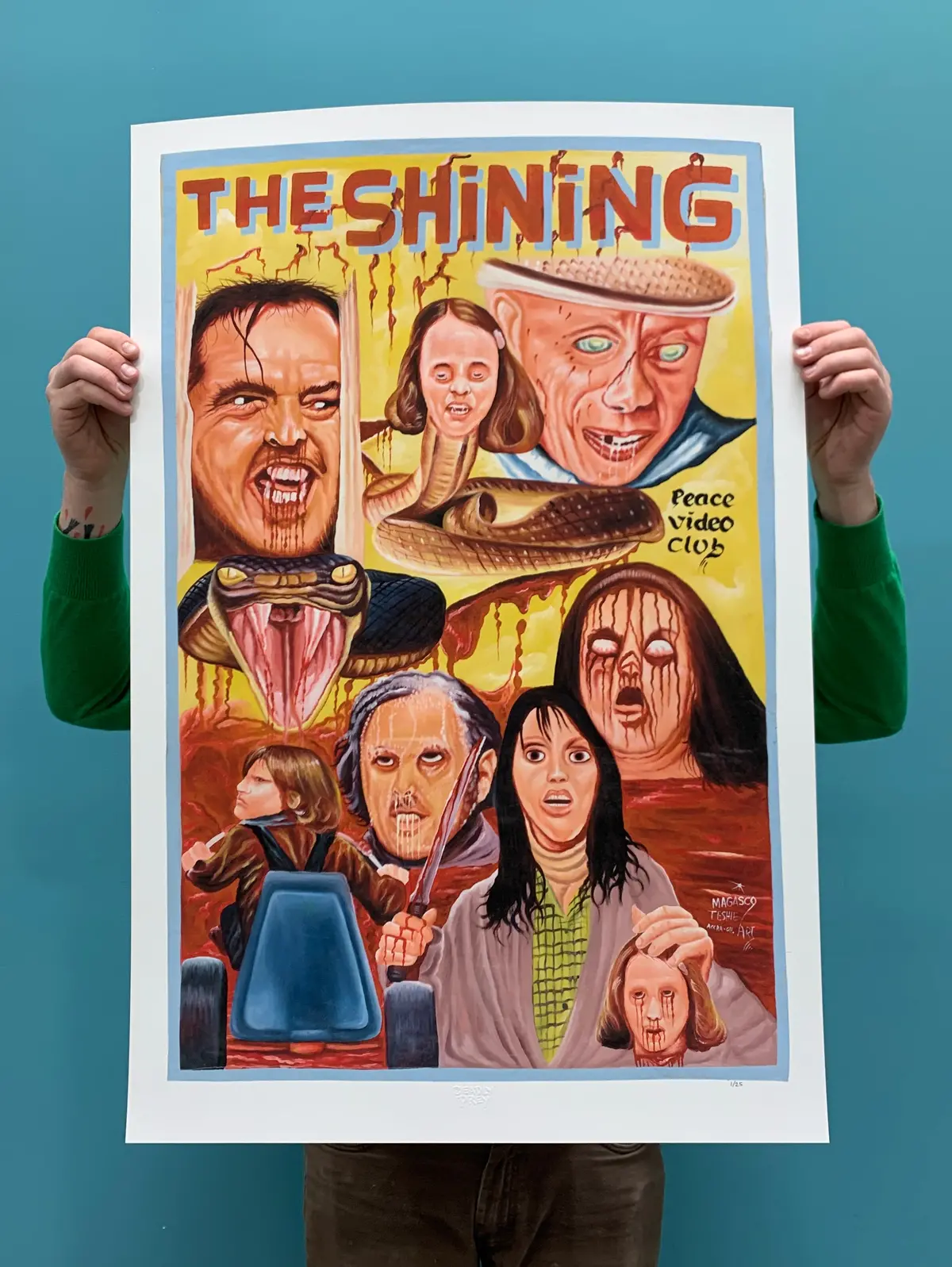 The Shining - Limited Edition Archival Giclée Print From Static Medium By Magasco 1