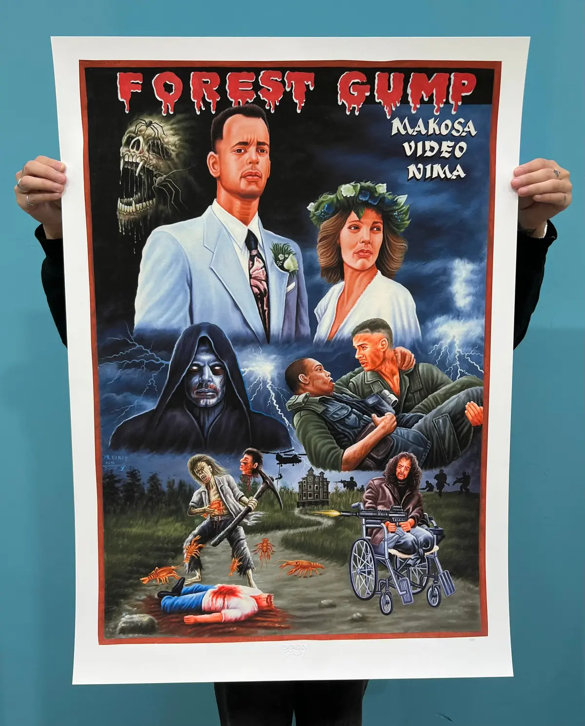 Forrest Gump - Limited Edition Archival Giclée Print From Static Medium By Mr. Nana Agyq 1