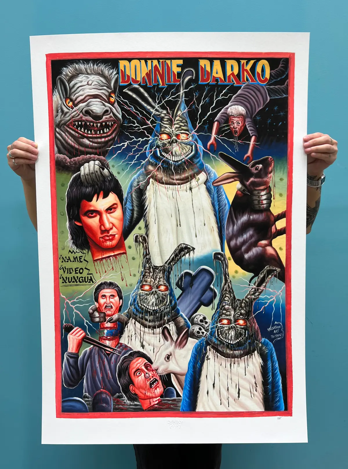 Donnie Darko - Limited Edition Archival Giclée Print From Static Medium By Salvation 1