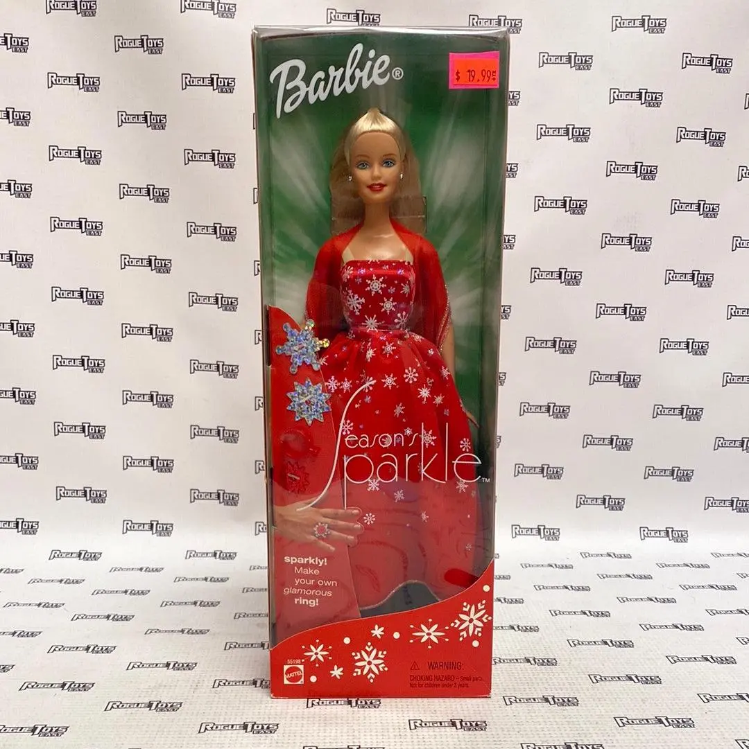 Mattel 2001 Barbie Season’S Sparkle Doll 1