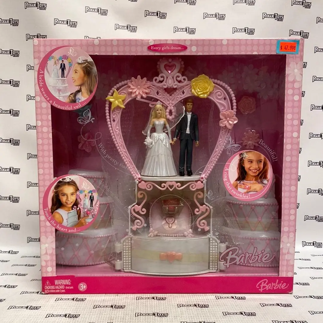 Mattel 2006 Barbie Every Girl’S Dream… Collection Wedding Cake Musical Playset 1