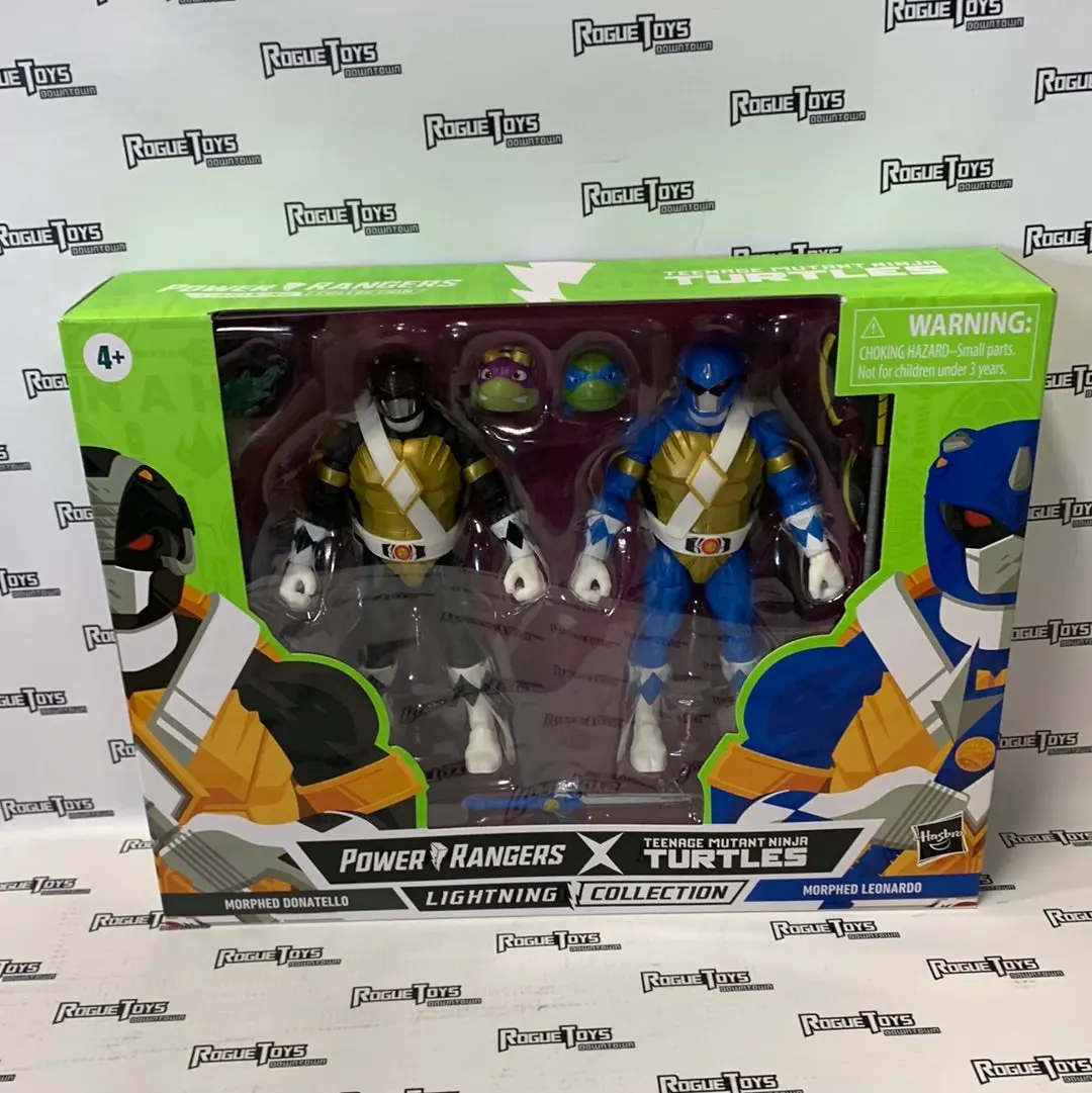 Hasbro Power Rangers Lightning Collection Tmnt Morphed Donatello And Leonardo 1