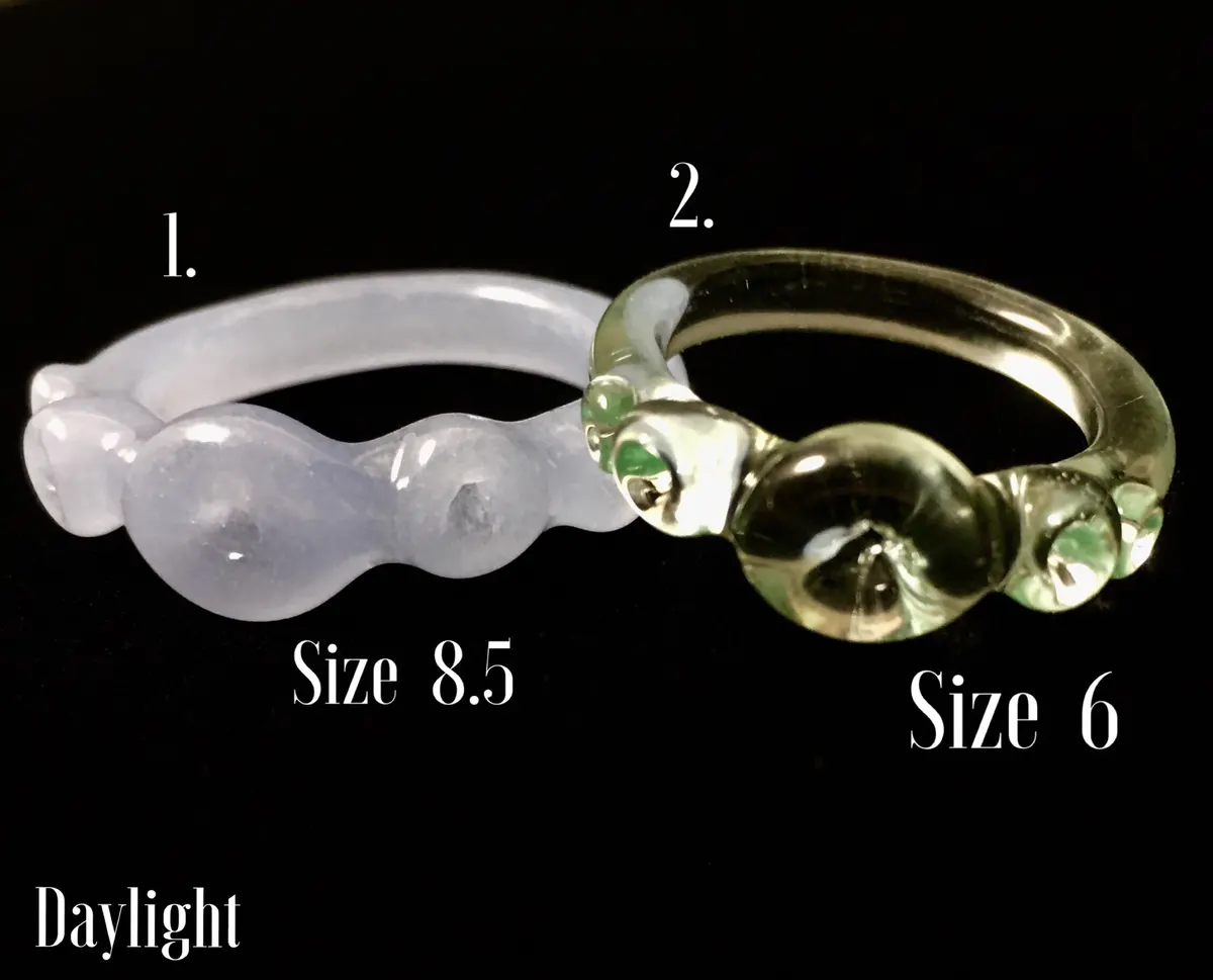 Sucker Princess Rings - Glass Rings By Marni (New Style!) 1