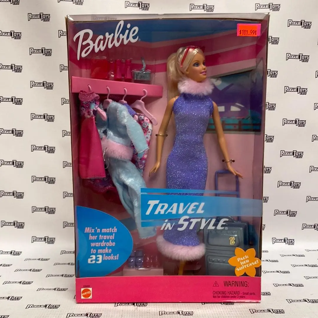 Mattel 2001 Barbie Travel In Style Doll 1