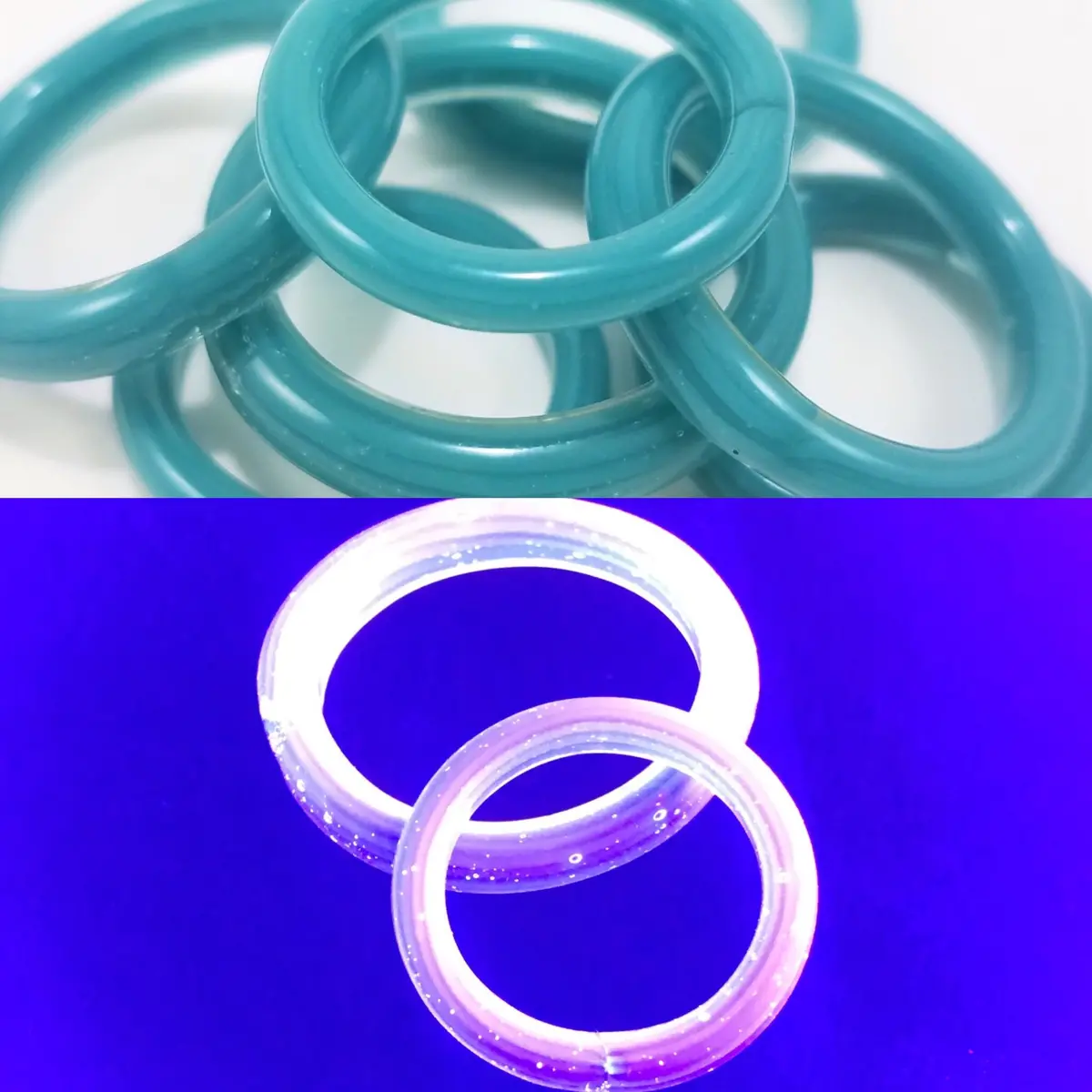 Aqua Nova | Uv Reactive Rings | By Marni - Restock 1