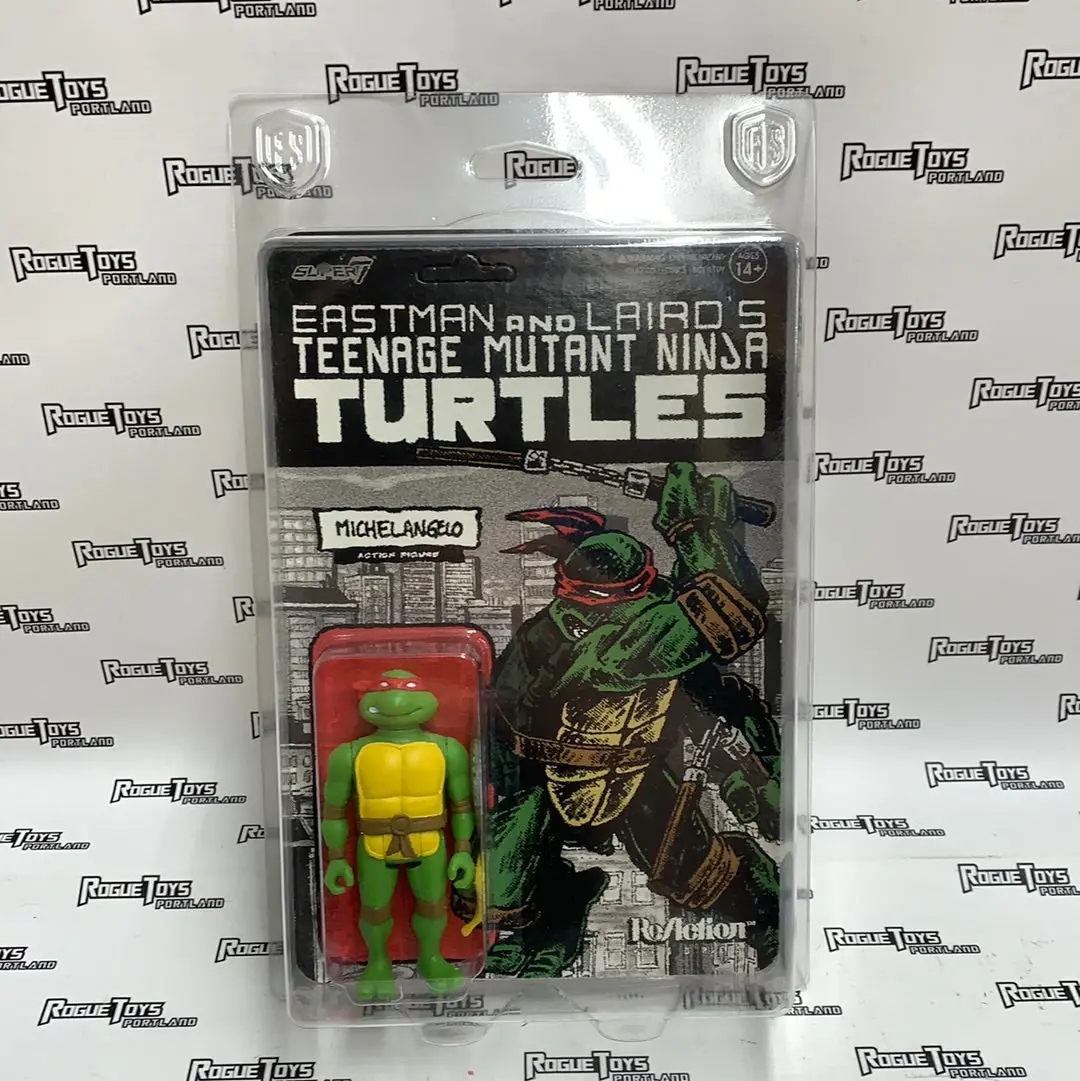 Super 7 Reaction Figures Eastman And Laird’S Teenage Mutant Ninja Turtles Michelangelo 1