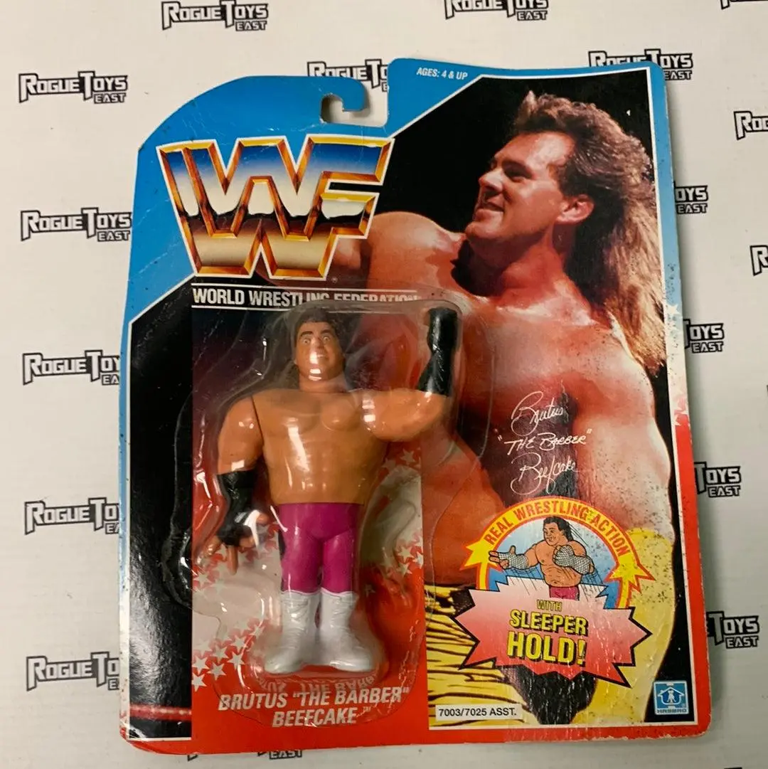 Hasbro Wwf Series 1 Brutus "The Barber" Beefcake With Sleeper Hold! 1