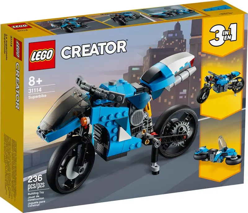 Lego Creator 3-In-1 - Superbike (31114) Retired Building Toy Last One! 1