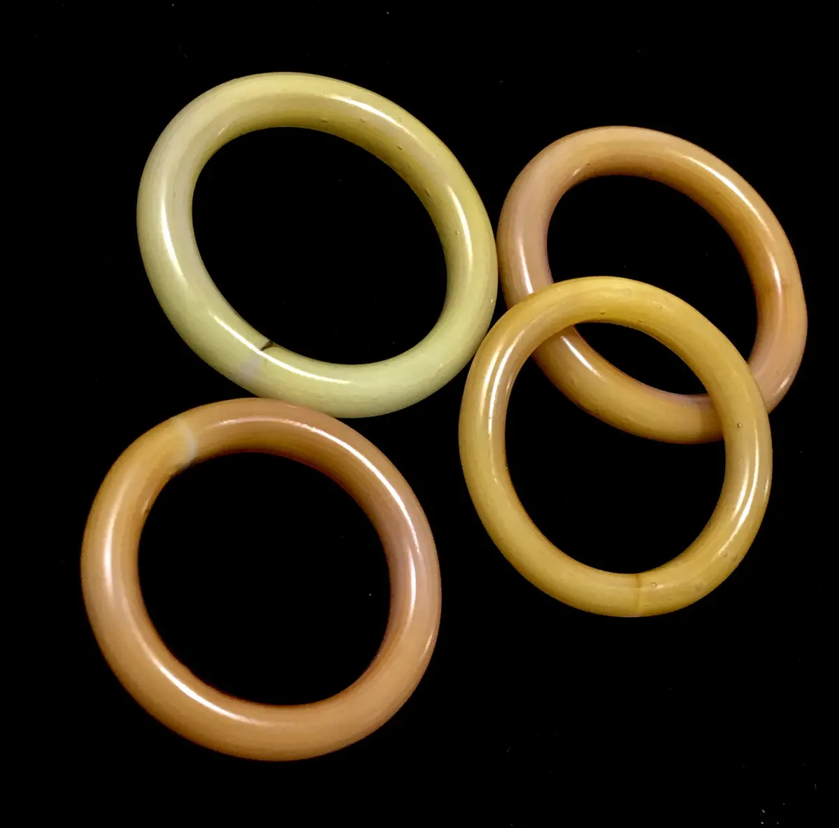 Serendipity Glass Rings, By Marni 1