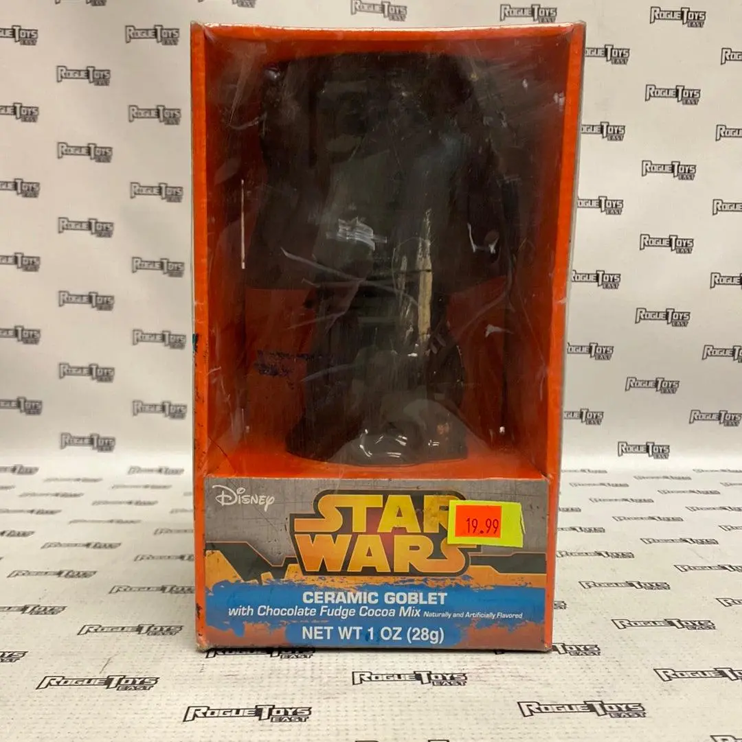 Disney Star Wars Darth Vader Ceramic Goblet With Chocolate Fudge Cocoa Mix 1