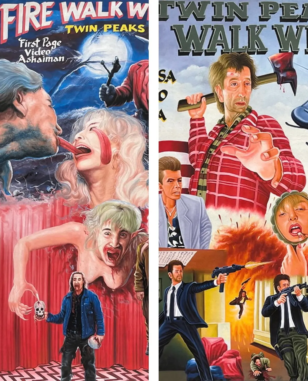 Twin Peaks: Fire Walk With Me - Limited Edition Archival Giclée Print Set By Mr. Nana Agyq & Stoger 1