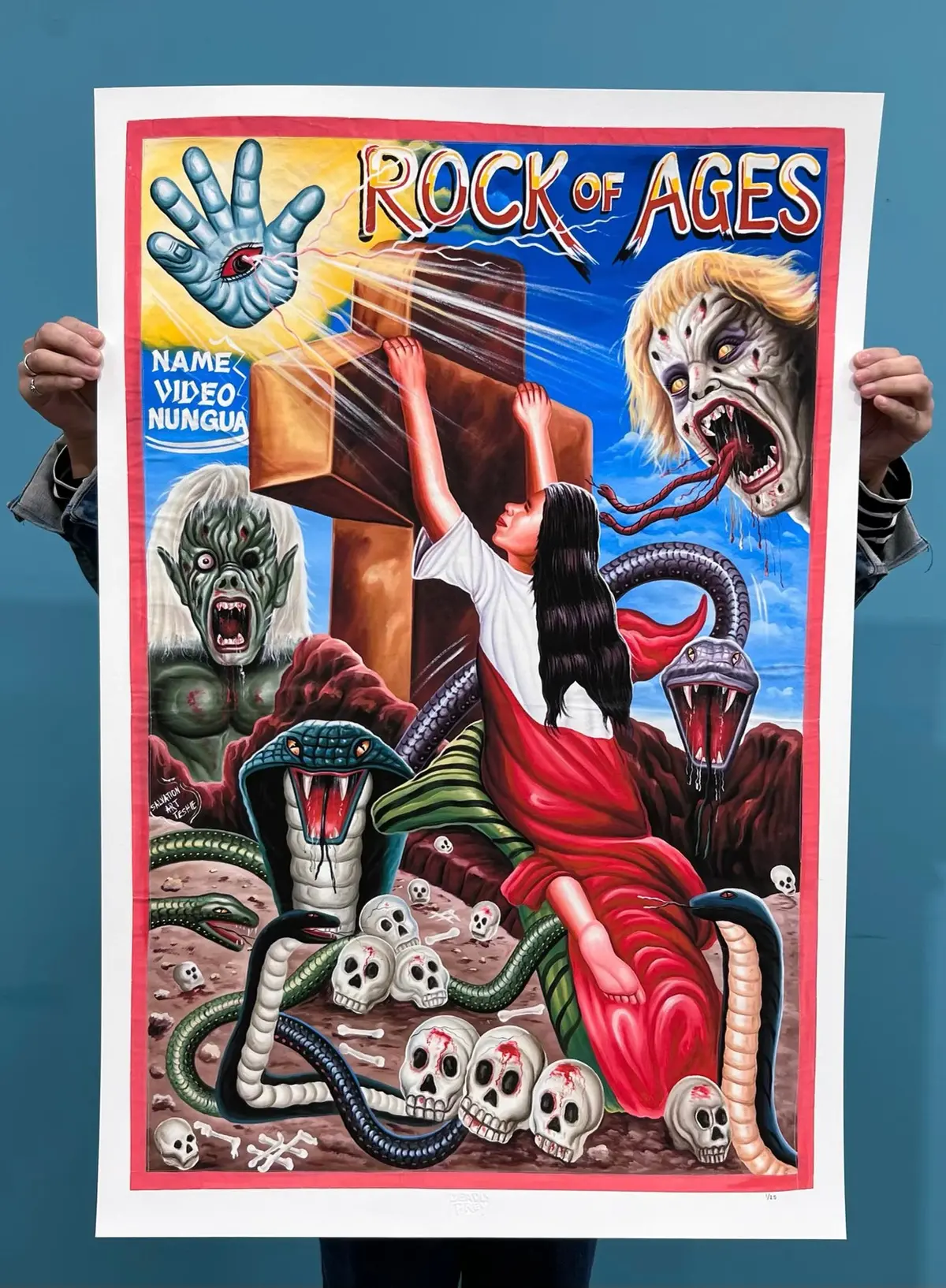 Rock Of Ages - Limited Edition Archival Giclée Print From Static Medium By Salvation 1
