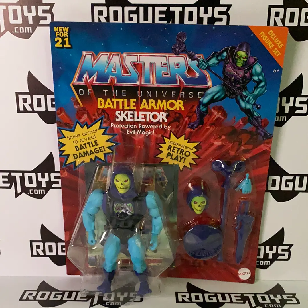 Mattel Masters Of The Universe Origins Battle Armor Skeletor Retro Action Figure 1