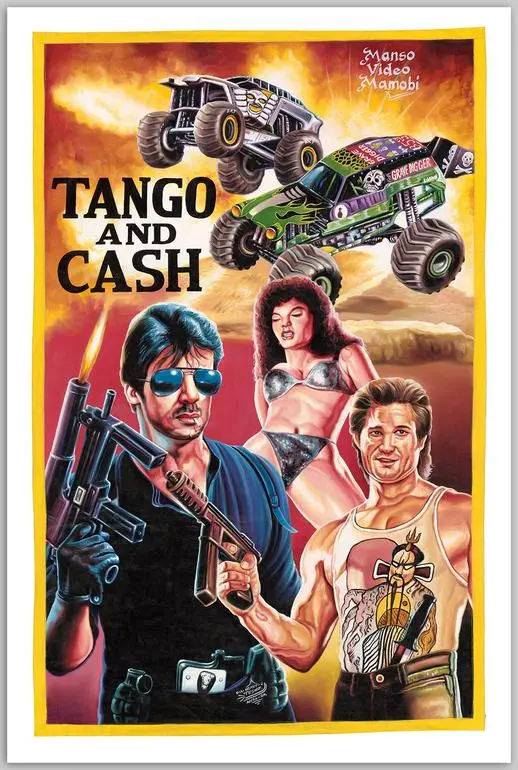 Tango And Cash - Limited Edition Archival Giclée Print From Static Medium By Heavy J - 20X30” 1