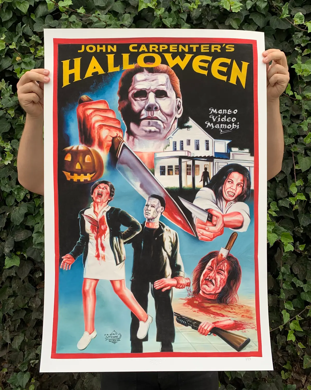 Halloween - Limited Edition Archival Giclée Print From Static Medium By Heavy J 1