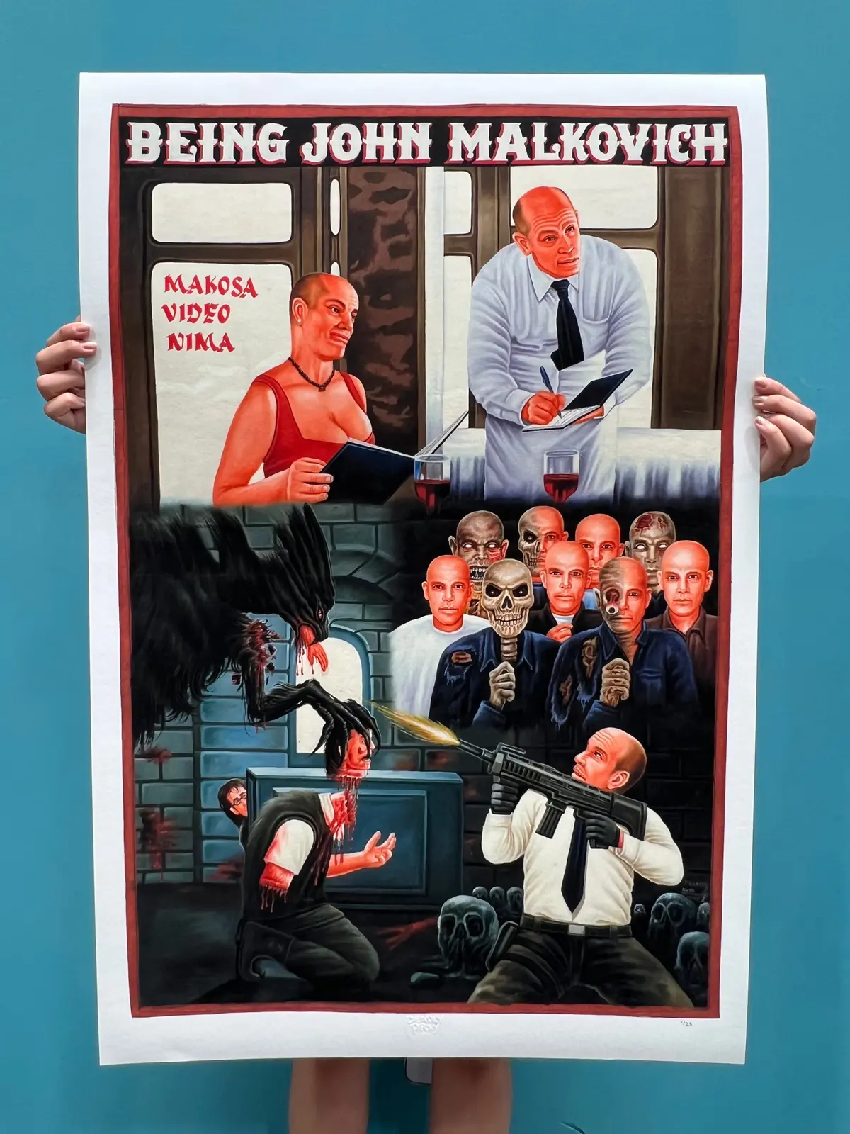 Being John Malkovich - Limited Edition Archival Giclée Print From Static Medium By Mr. Nana Agyq 1