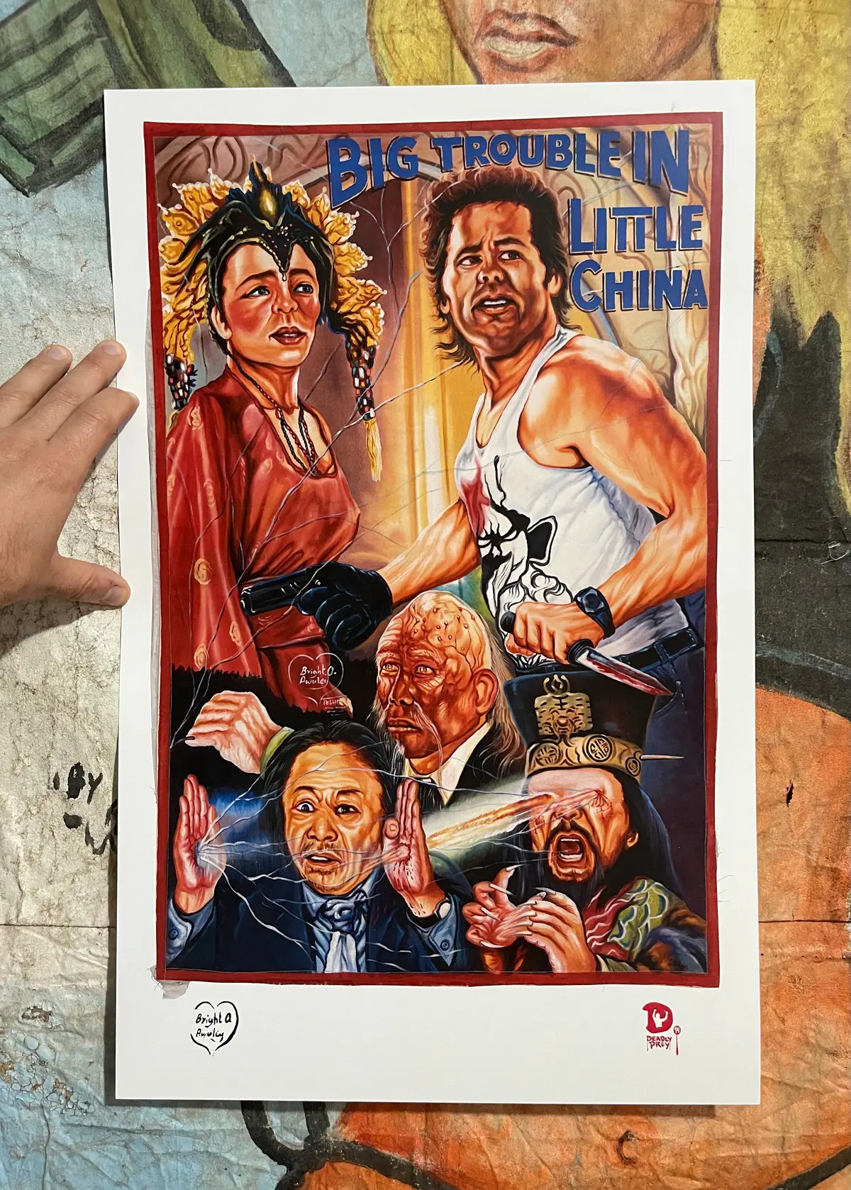 Big Trouble In Little China (High Quality Print) - Bright Obeng 1
