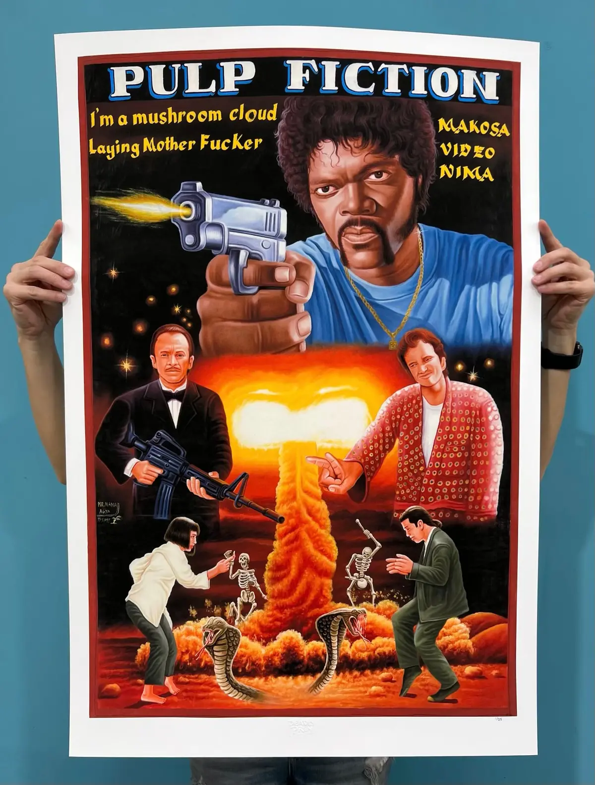 Pulp Fiction - Limited Edition Archival Giclée Print From Static Medium By Mr. Nana Agyq 1