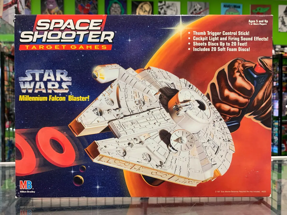 Milton Bradley Space Shooter Target Games Star Wars Millennium Flacon Blaster 1