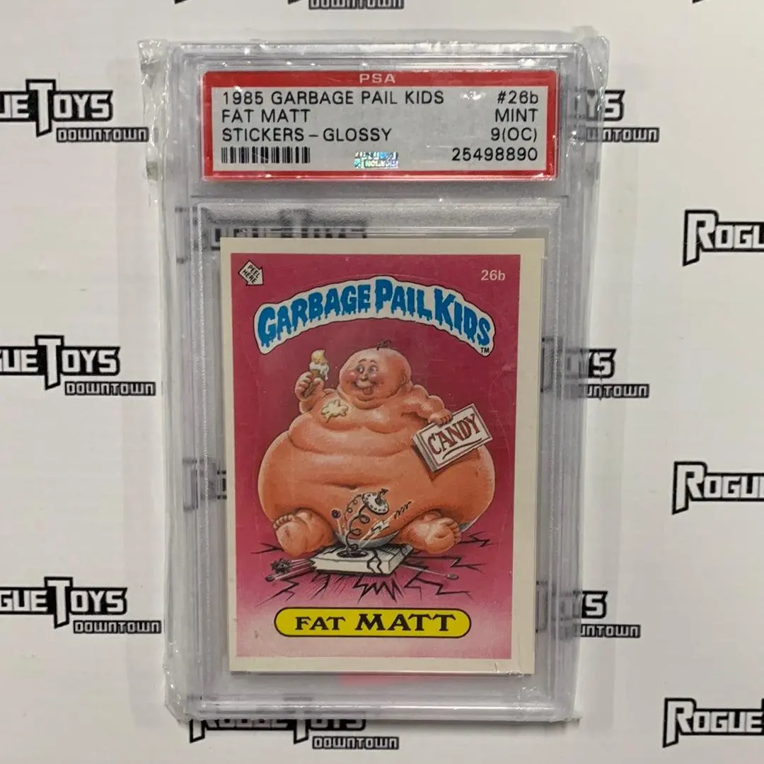 Topps Graded 9 Garbage Pail Kids Fat Matt 1