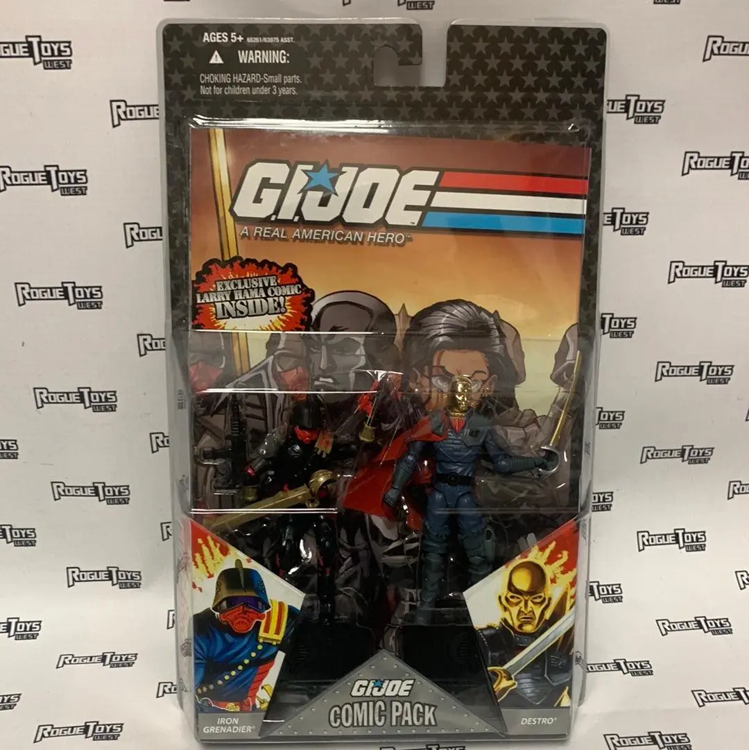 Hasbro - Gi Joe Comic Pack - Iron Grenadier & Destro (Gold Mask) 1