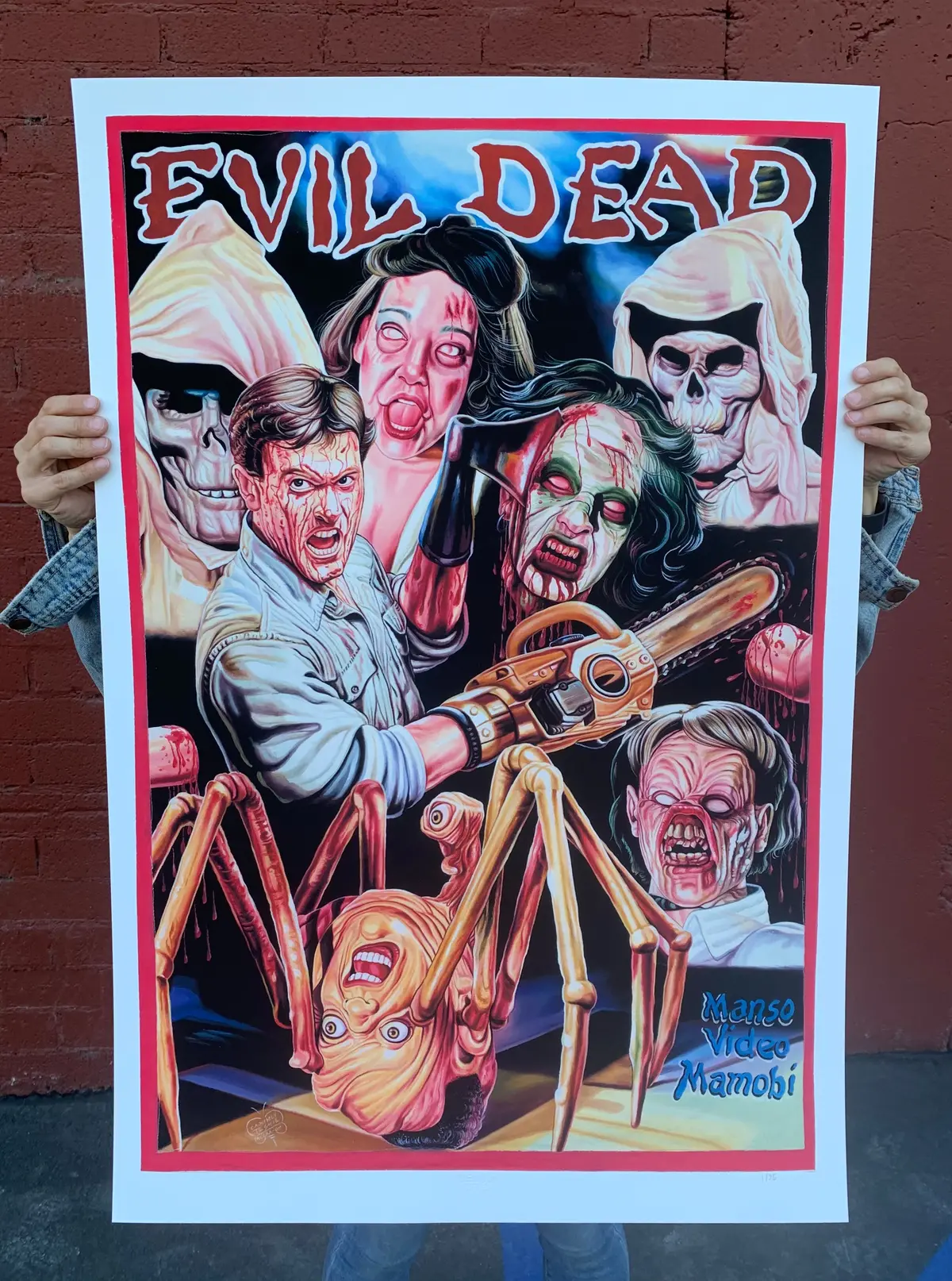 Evil Dead - Archival Giclée Print From Static Medium By C.A. Wisely (Artist’S Proof) 1